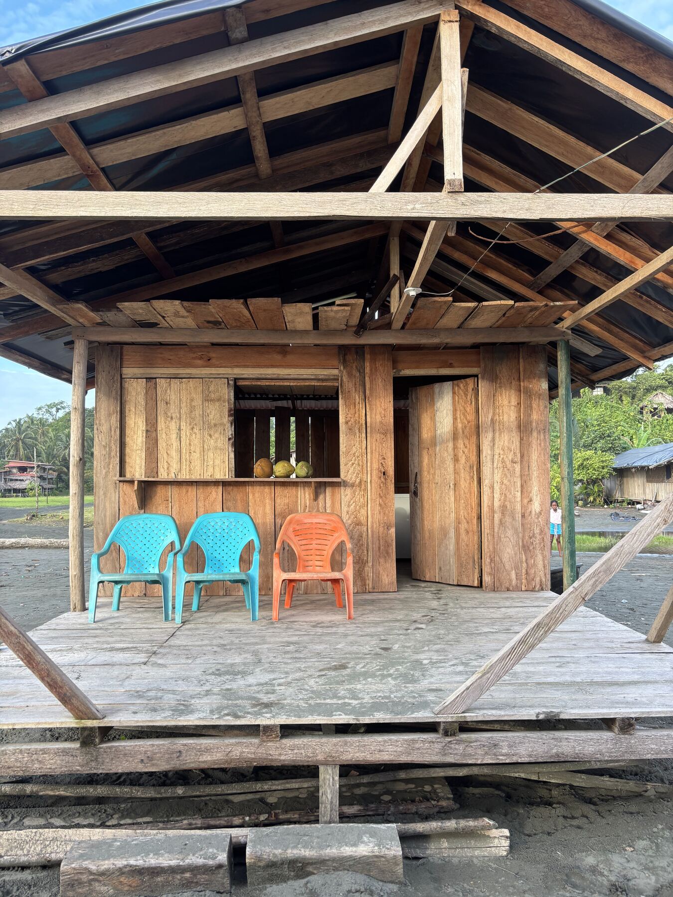 Casa de madera, Costa Pacífica
